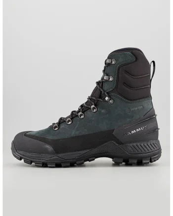 Ghete mid-cut din piele, pentru drumetii Blackfin GTX, Negru