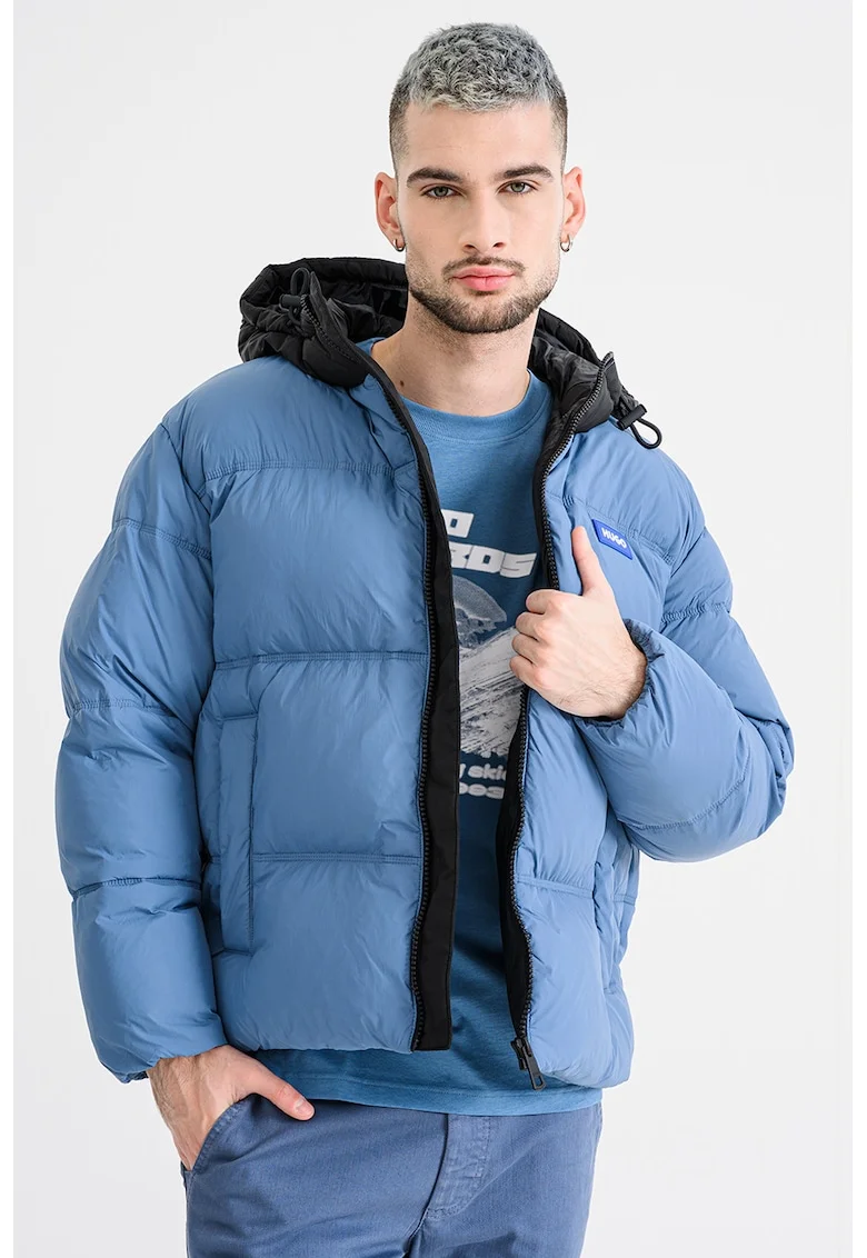 Geaca cu gluga, Albastru prafuit