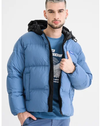 Geaca cu gluga, Albastru prafuit