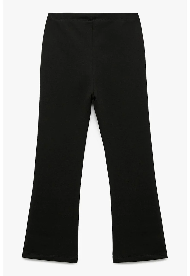 Colanti uni bootcut, Negru