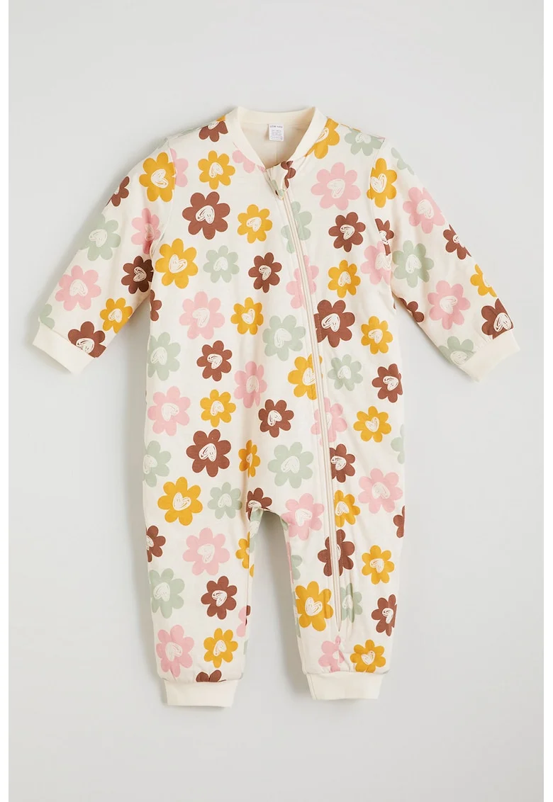 Salopeta cu imprimeu floral, Multicolor
