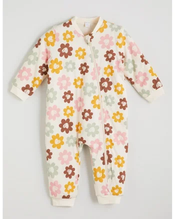 Salopeta cu imprimeu floral, Multicolor
