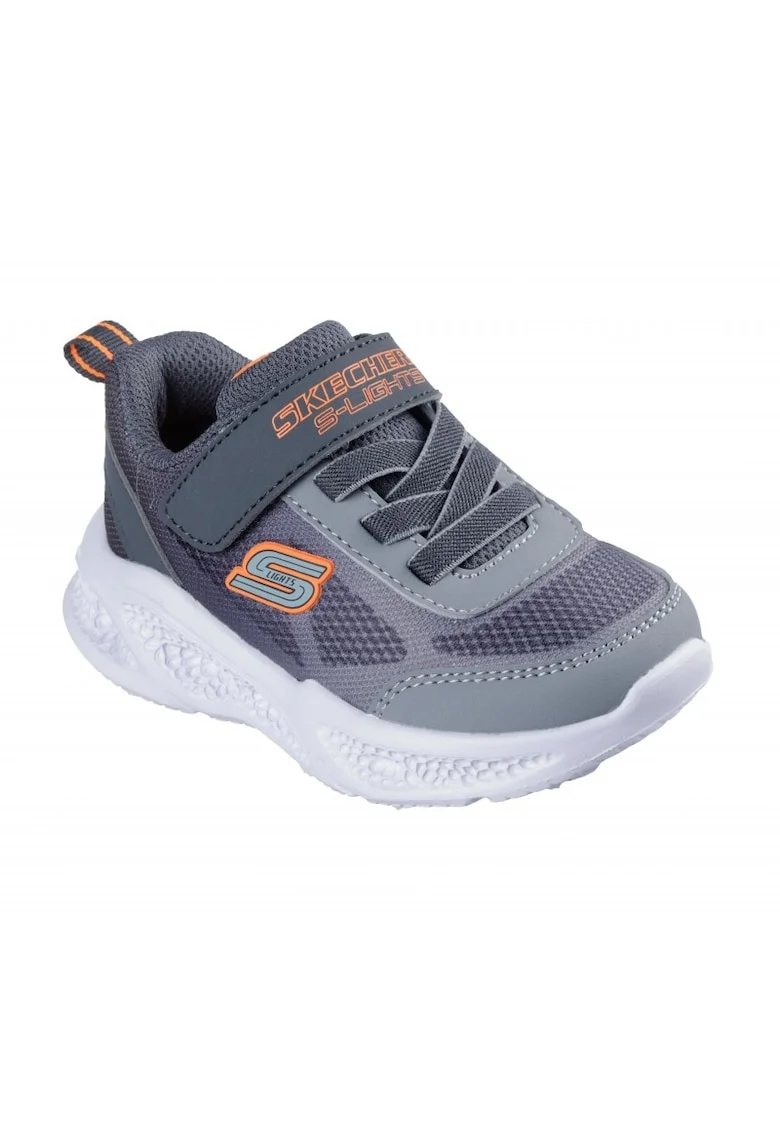 Pantofi sport  Meteor-Lights Krendox, portocalii si gri, Gri