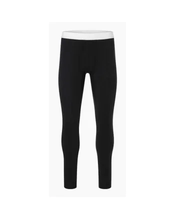 Bluza de corp din amestec de lana TUNDRA175 ZIP 1/4, pentru barbati, culoarea negru, Negru