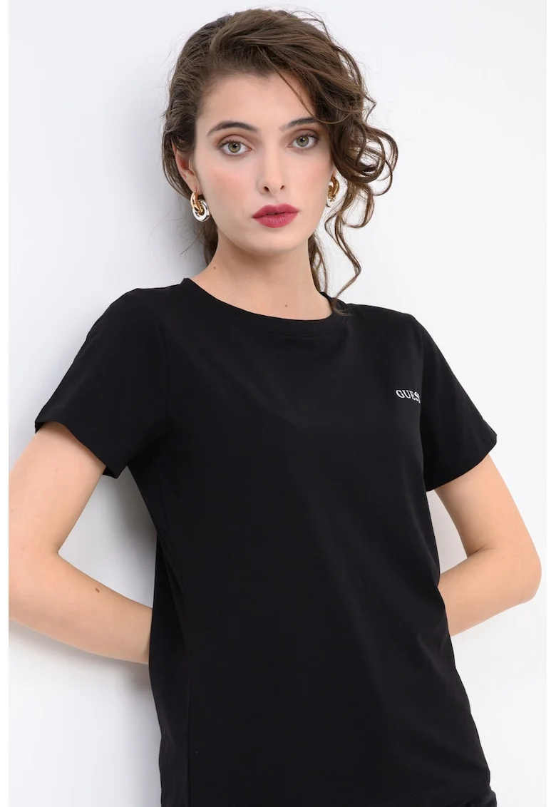 Tricou slim fit, Negru