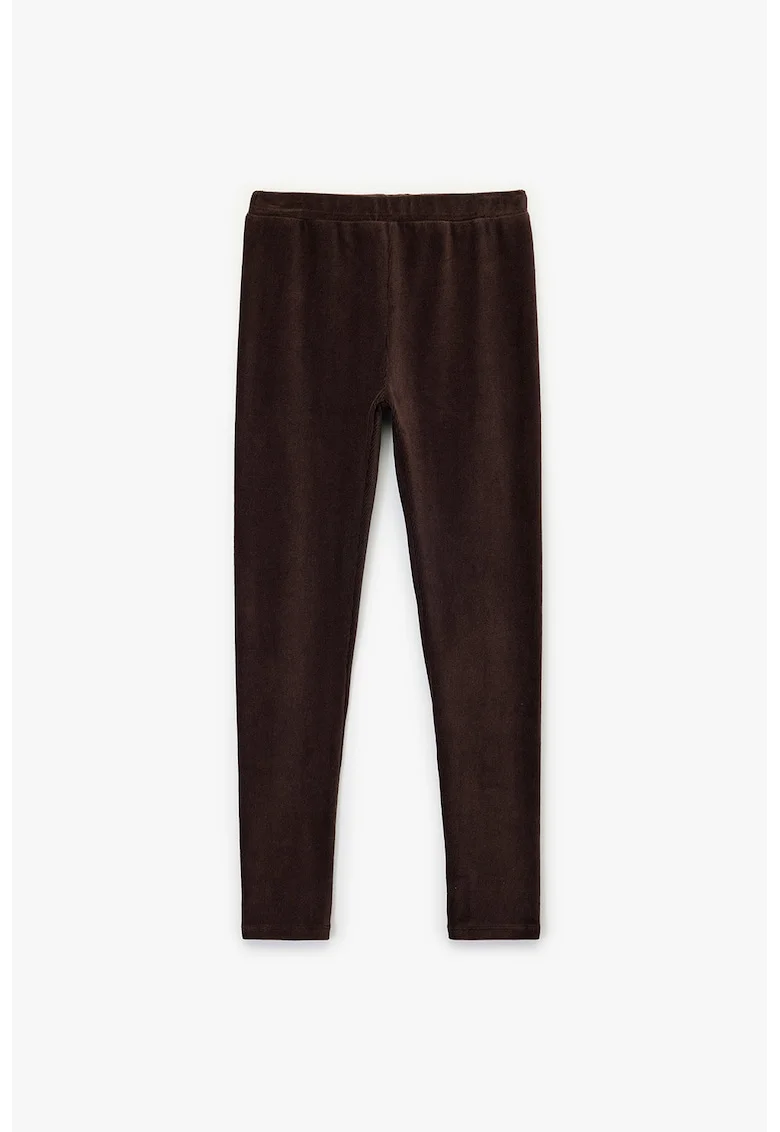 Colanti cu talie elastica, Maro