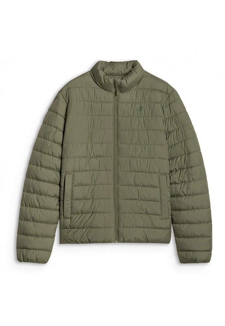 Geaca Matlasata din Puf Sintetic pentru Barbati, Confortabila si Durabila, Kaki,  Rezistenta la Umezeala, Ideala pentru Multi Active Outdoor, Sezon AW25