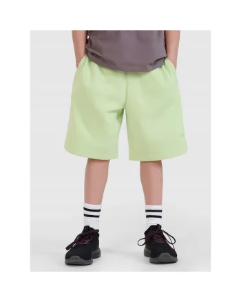 Pantaloni scurti de trening  pentru baieti, verde, oversize, fara captuseala