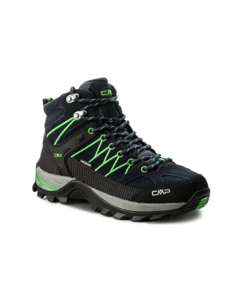 Ghete trekking barbati  Piele naturala/Piele intoarsa, Albastru