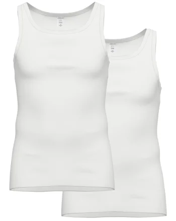 Set de top-uri de bumbac, Alb