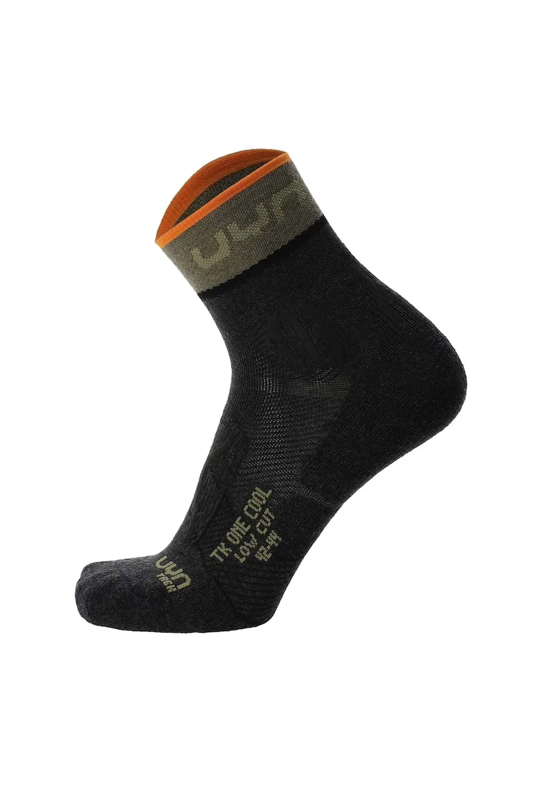 Sosete unisex pentru trekking, Verde/Gri