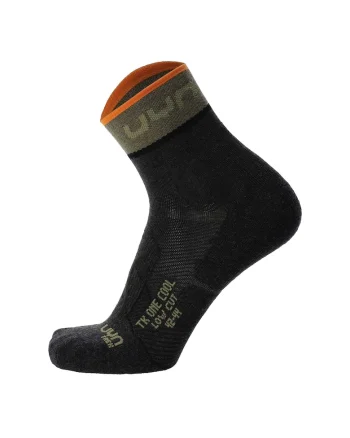 Sosete unisex pentru trekking, Verde/Gri