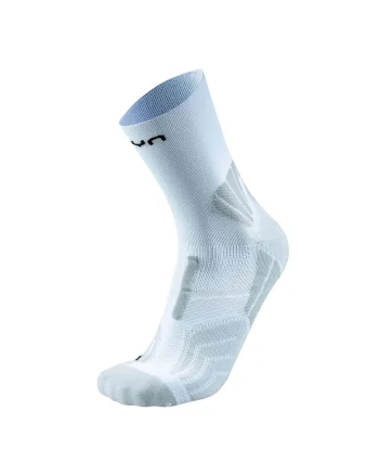 Sosete unisex cu prindere pentru trekking, Alb