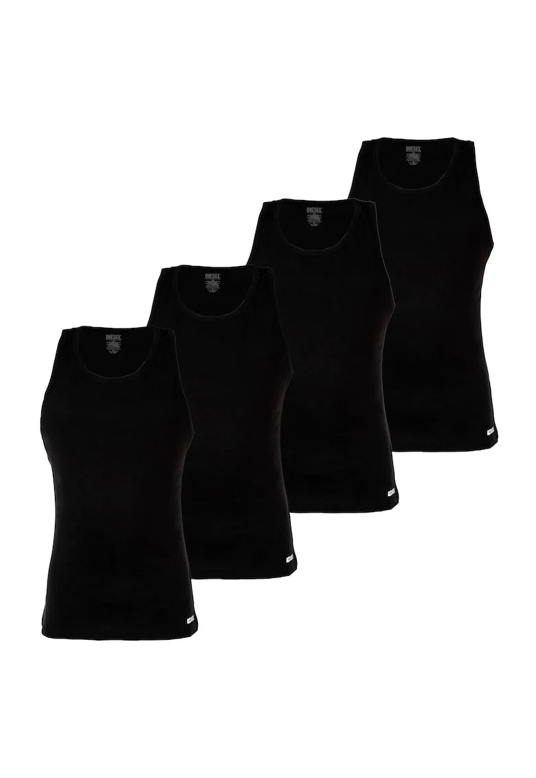 Set de top-uri Walty D-Box - 4 piese, Negru