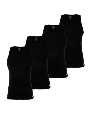 Set de top-uri Walty D-Box - 4 piese, Negru