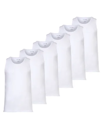 Set de maiouri slim fit - 6 piese, Alb