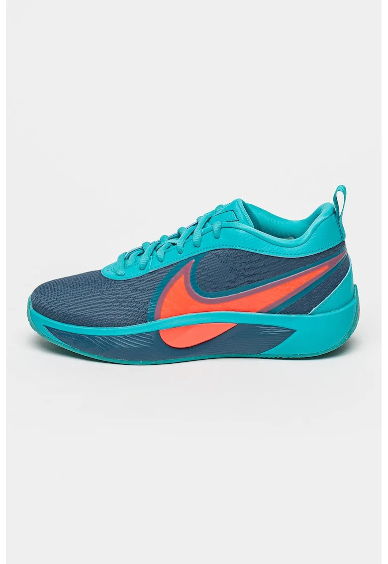 Pantofi cu logo supradimensionat, pentru baschet Giannis Freak 6, Albastru inchis/Portocaliu mandarina
