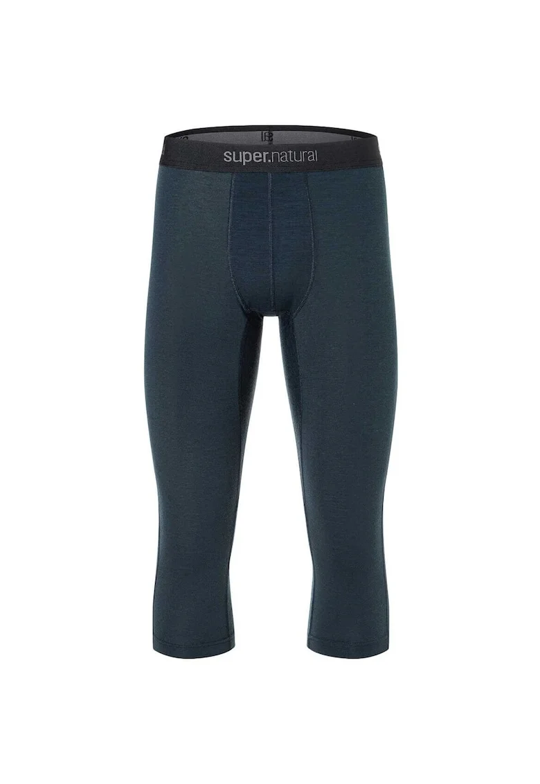 Pantaloni de corp din amestec de lana TUNDRA175 TIGHT 3/4, pentru barbati, culoarea albastru, Albastru