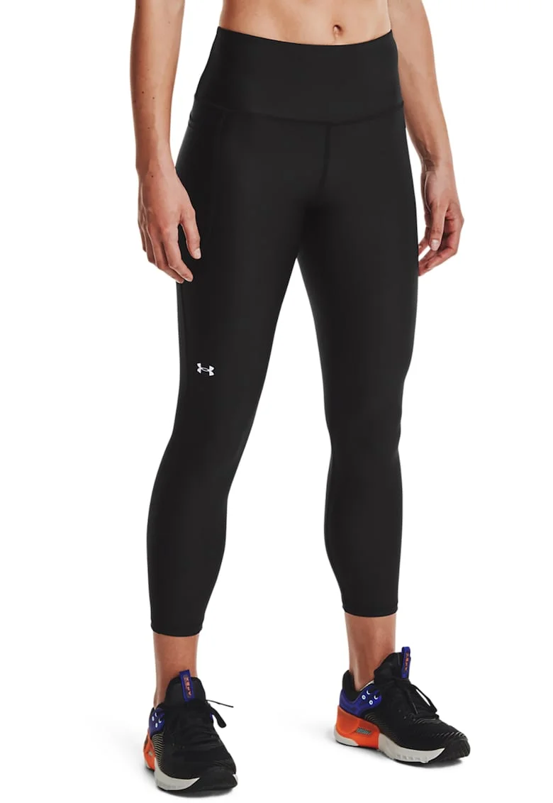 Colanti crop pentru antrenament Tech, Negru