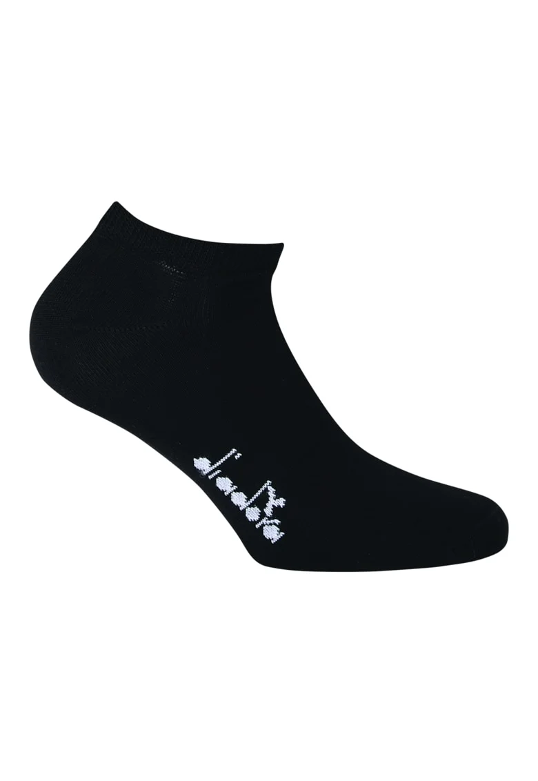 set 3 perechi sosete unisex, bumbac, negru, Negru
