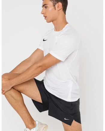 Tricou cu maneci raglan si tehnologie Dri-Fit pentru fotbal Strike, Alb optic