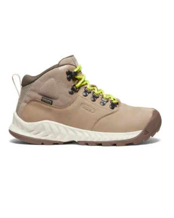 Pantofi trekking din piele cu sireturi,
