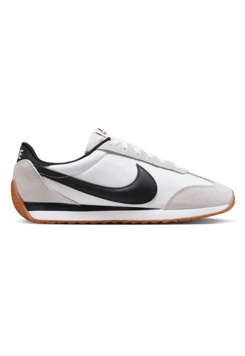 Pantofi sport Pacific cu garnituri din piele intoarsa, Alb