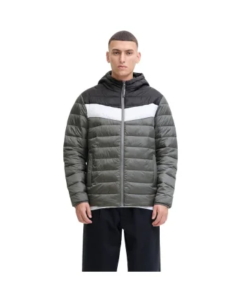 Jacheta JACK &JONES West Light Puffer Hood 52251, Gri