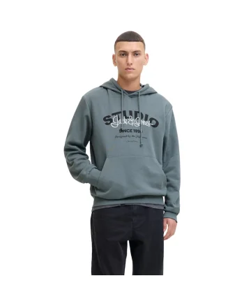 Hanorac JACK &JONES Yuki Sweat Hood BF 52236, Albastru deschis