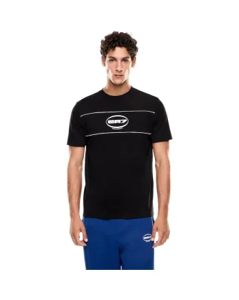 Tricou  EA7 Train Logo Series Piping 49473, Negru