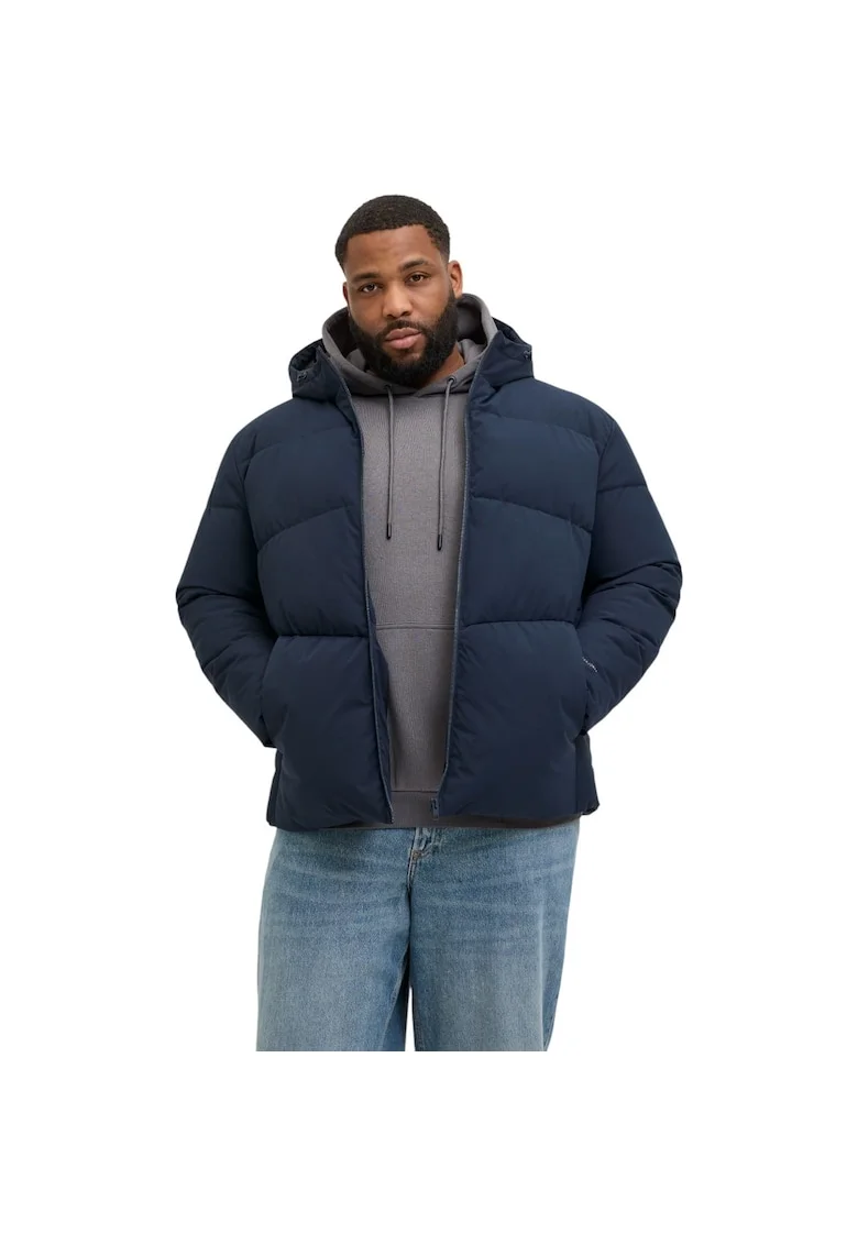 Geaca JACK &JONES Global Puffer PLS 50111, Albastru inchis