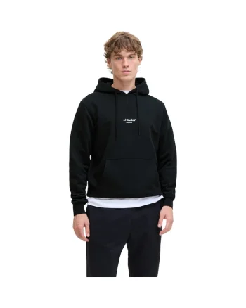 Hanorac JACK &JONES Soho Sweat Hood 48644, Negru