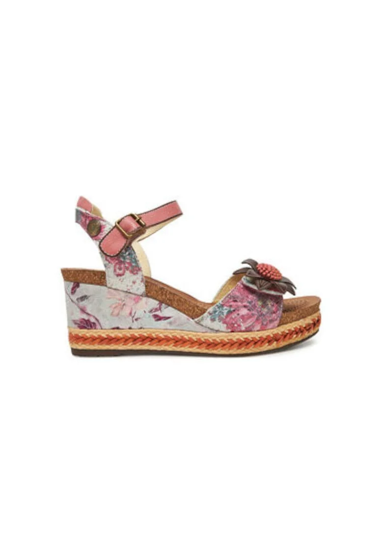 Espadrile dama  FACYO 06, Piele naturala, Roz