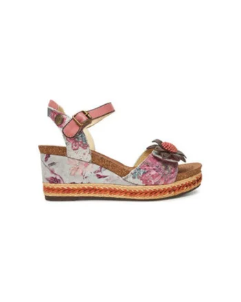 Espadrile dama  FACYO 06, Piele naturala, Roz