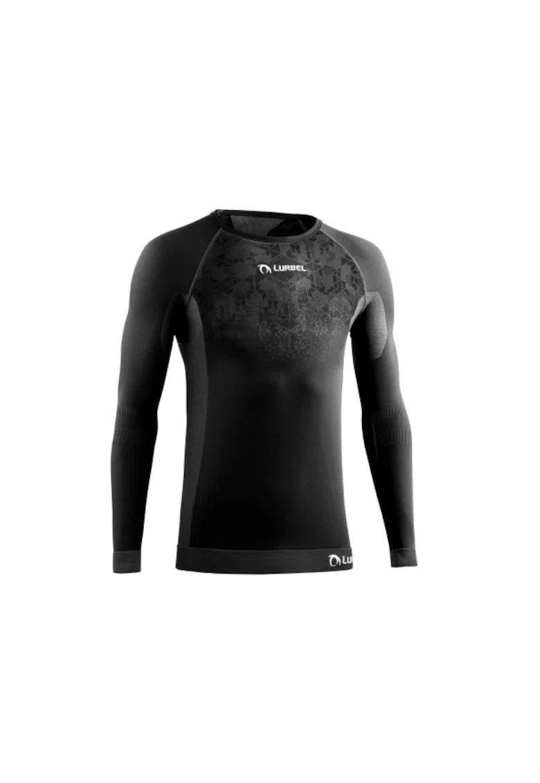 Tricou termic cu maneca lunga,  Win, negru-gri inchis
