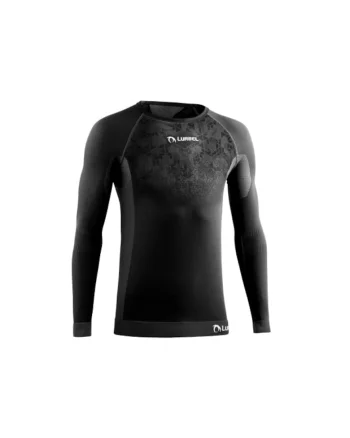 Tricou termic cu maneca lunga,  Win, negru-gri inchis