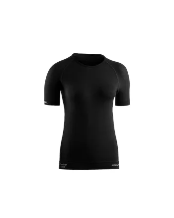 Tricou termic femei,  Merino Lite, negru