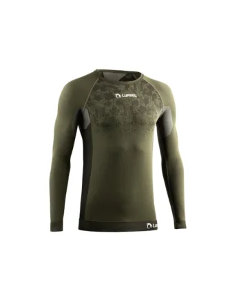 Tricou termic cu maneca lunga,  Win, kaki-negru