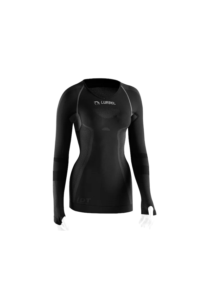 Tricou termic cu maneca lunga femei,  Cristallo, gri inchis