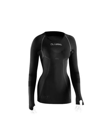 Tricou termic cu maneca lunga femei,  Cristallo, gri inchis