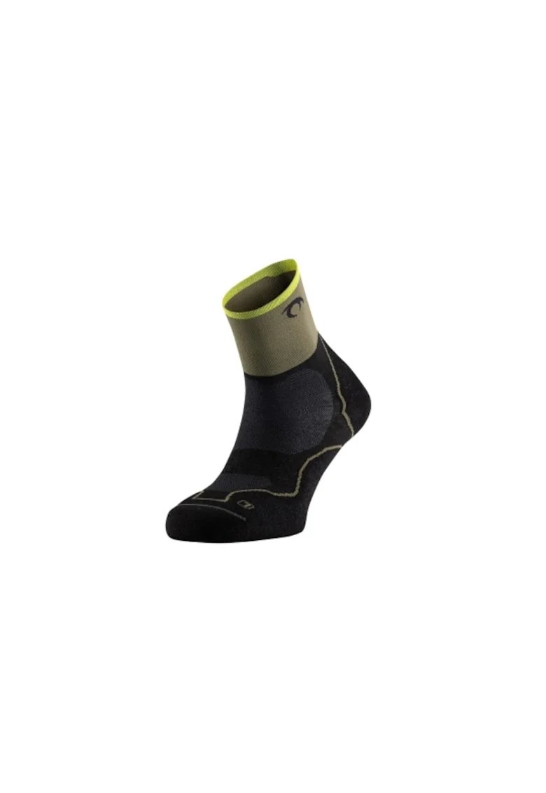 Ciorapi Trail Running,  Desafio Four, negru-kaki
