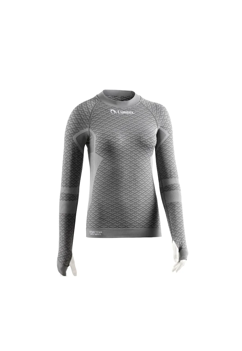 Tricou termic cu maneca lunga femei,  Volcano, gri deschis