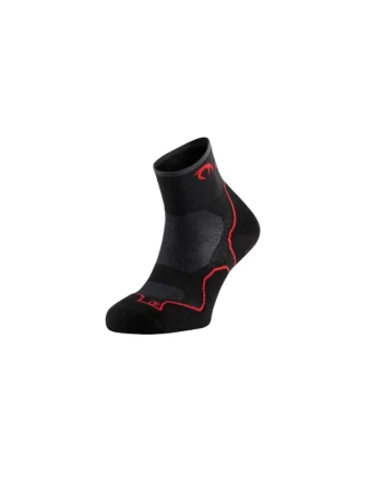 Ciorapi Trail Running,  Desafio Three, negru-rosu