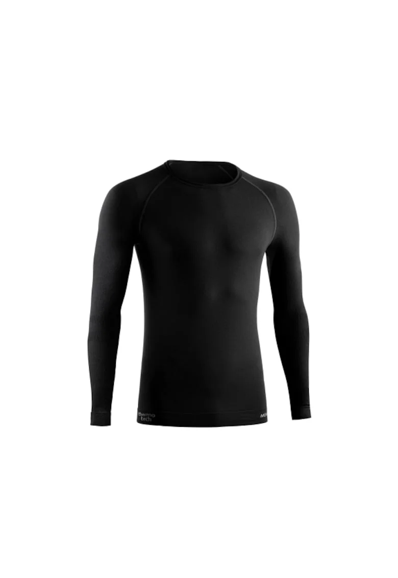 Tricou termic cu maneca lunga barbati,  Merino Lite, negru