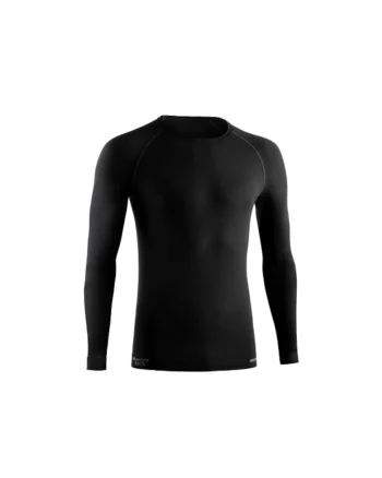 Tricou termic cu maneca lunga barbati,  Merino Lite, negru