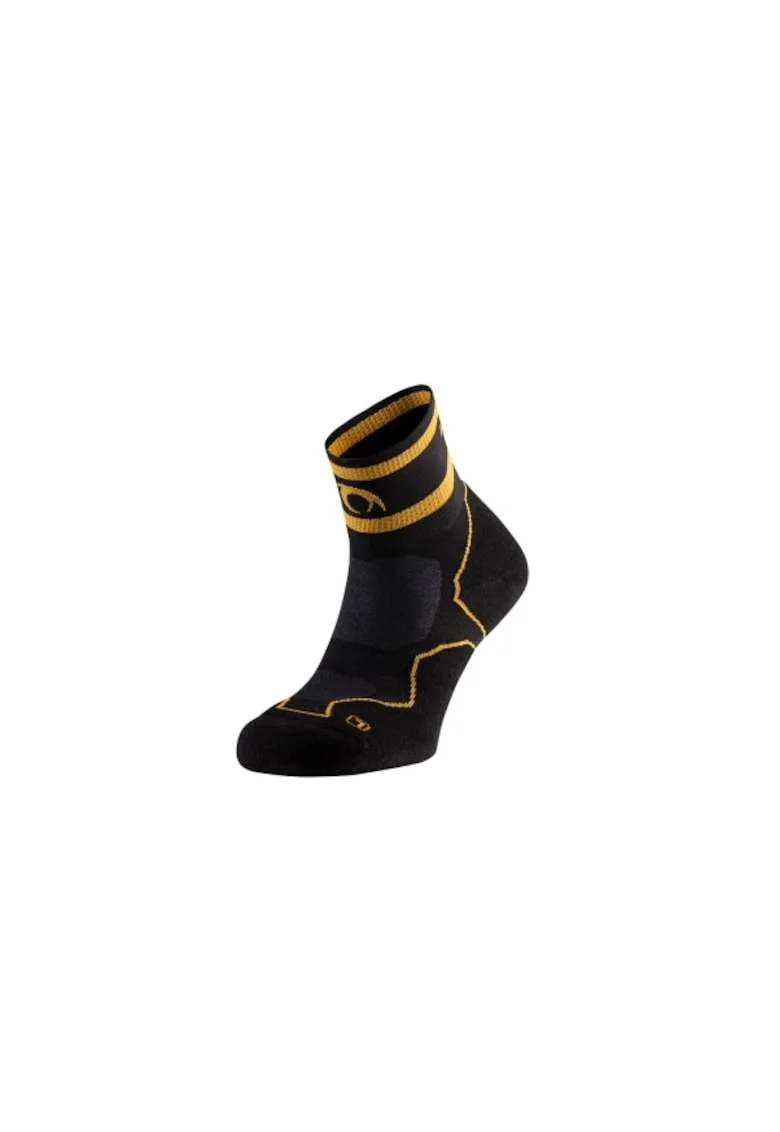 Ciorapi Trail Tunning,  Desafio Spirit Four, negru-galben