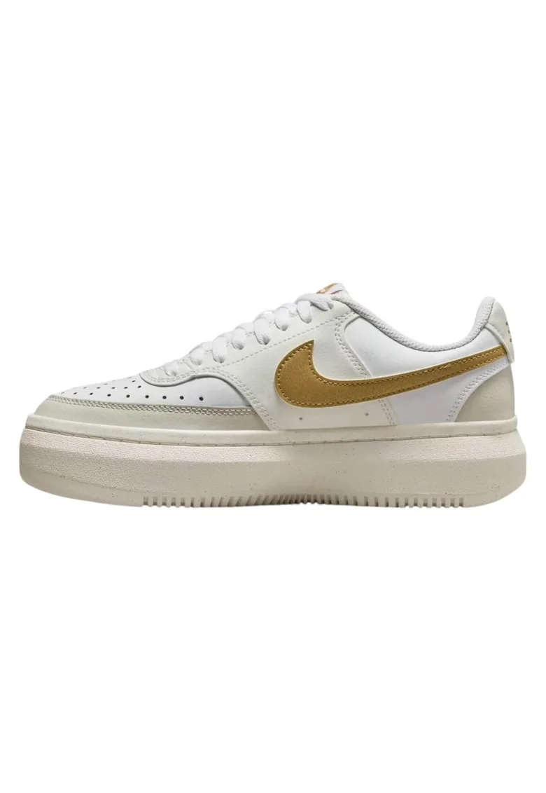 Pantofi sport  Court Vision Alta XS Alb Auriu, Alb/Auriu