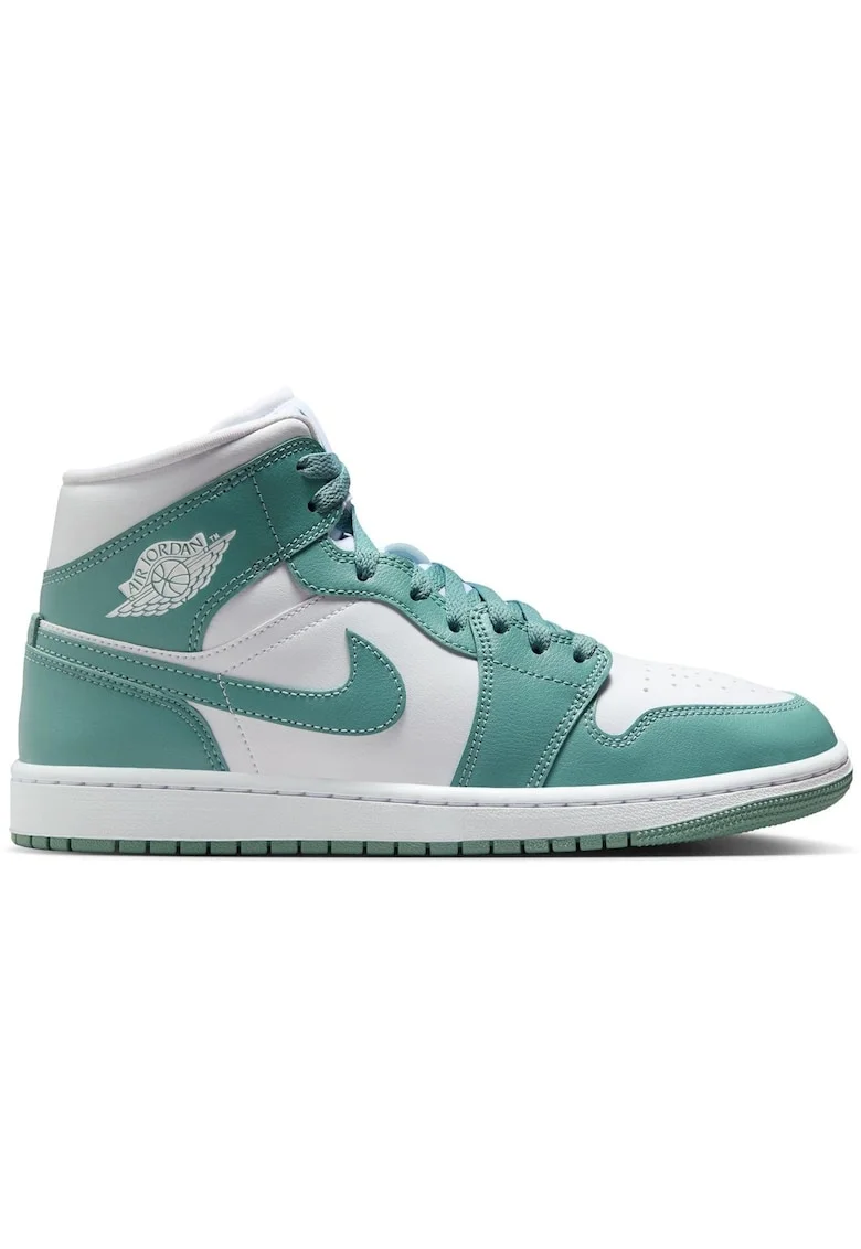 Pantofi sport  Air Jordan 1 Mid 52371, Alb/Turcoaz