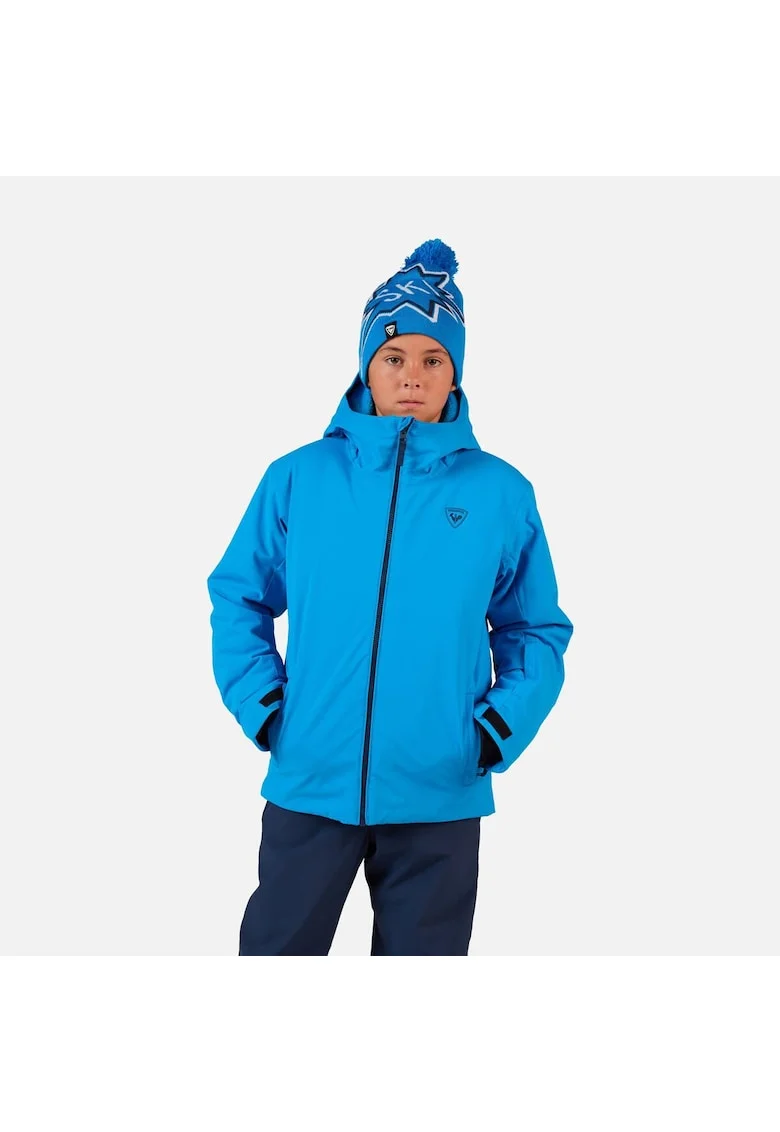 Geaca ski  JR STRAWPILE JKT, albastru, pentru juniori