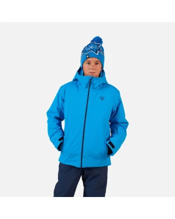 Geaca ski  JR STRAWPILE JKT, albastru, pentru juniori
